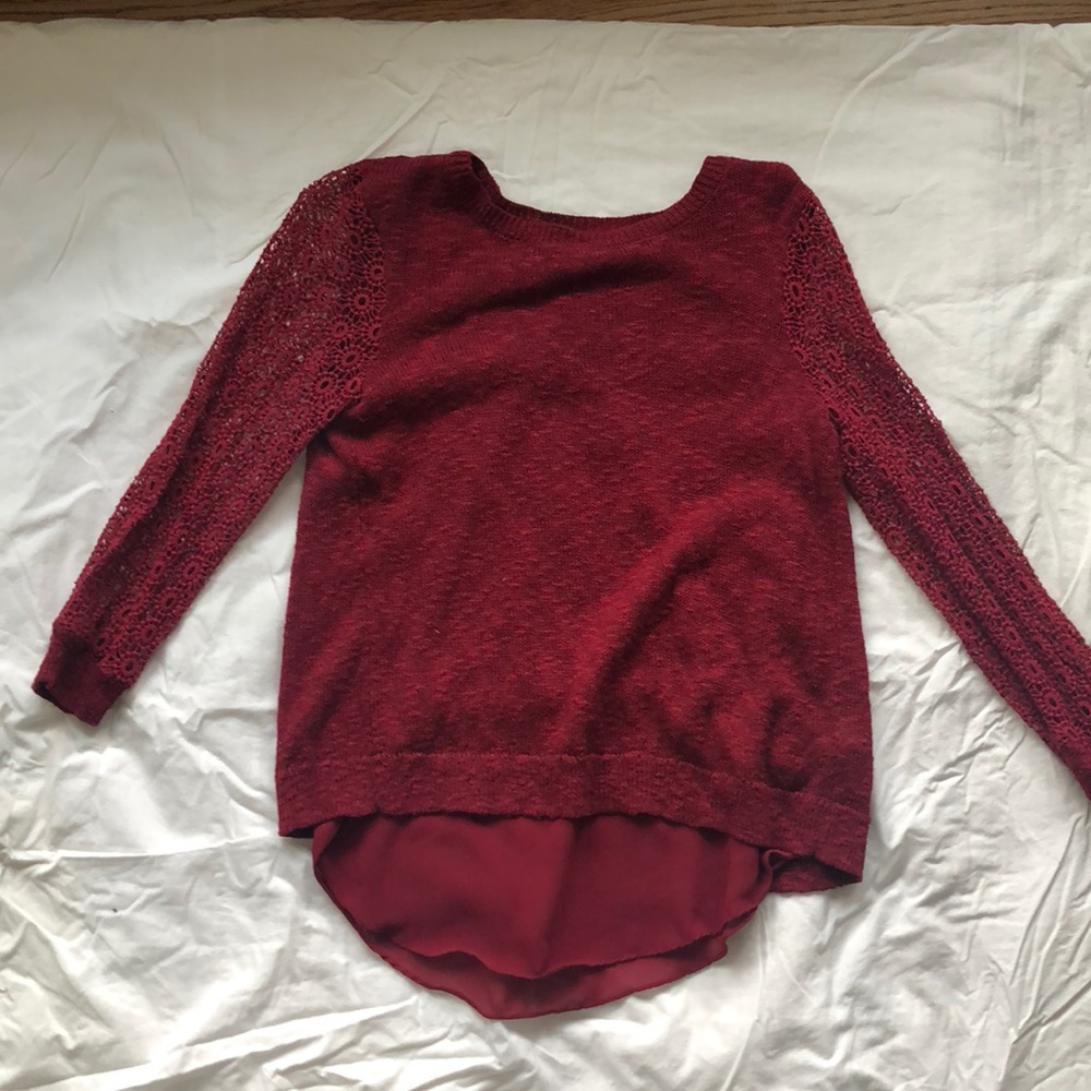 Maroon Sweater/shirt